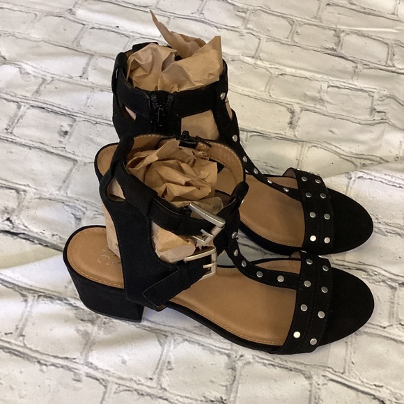 Faux Suede Block Heel Sandal ( Size: 10) NWOT - Picture 5 of 5